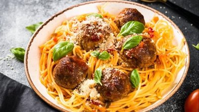 طريقة عمل سباجيتي بكرات اللحم