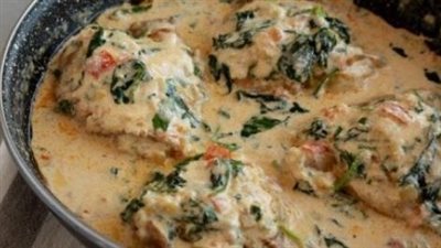 من المطبخ الإيطالي حضري دجاج توسكن 