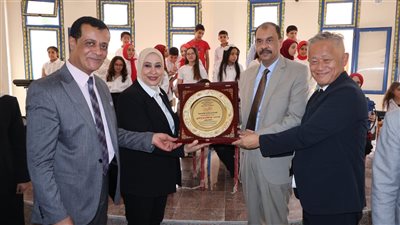 محافظ سوهاج يفتتح المدرسة المصرية اليابانية بجهينة