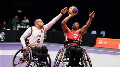أشادة عالمية بمستوى منتخب مصر لكرة السلة على الكراسى فى مونديال 3×3 بجنوب إفريقيا 