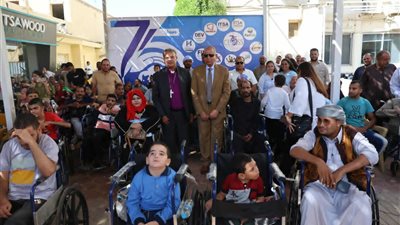 محافظ المنيا يشارك احتفال الهيئة القبطية الإنجيلية باليوبيل الماسي