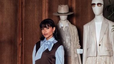 مهيرة عبد العزيز تستقبل الخريف بأحدث صيحات الموضة