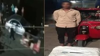 معاكسة ومشاجرة تنتهي بإصابة فتاة في حادث توك توك بالغربية