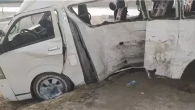 إصابة 6 أشخاص في حادث تصادم على طريق القصير مرسي علم