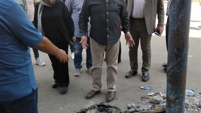 محافظ الدقهلية يتابع أعمال تطوير شارع الجلاء بالمنصورة 