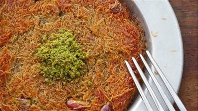 طريقة عمل كنافة بالنوتيلا والفستق