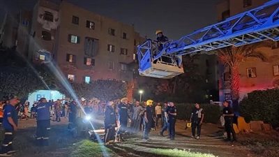 انهيار السلم الداخلي يفزع سكان الحي السادس بمدينة 6 أكتوبر