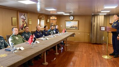 ختام فعاليات التدريب البحرى المشترك المصرى التركى ( بحر الصداقة – 2025)