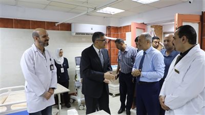 محافظ الجيزة يفتتح توسعات قسم الرعاية المركزة بمستشفى إمبابة العام