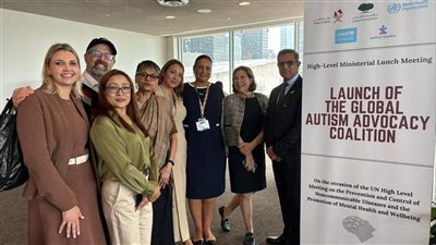  الجمعية المصرية للأوتيزم تمثل مصر في إطلاق التحالف العالمي للدفاع عن قضايا التوحّد بالأمم المتحدة