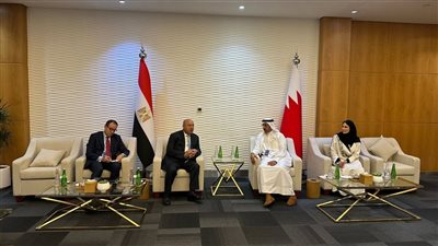 وزير الصناعة والنقل يلتقي نظيره البحريني لبحث تدعيم التعاون المشترك
