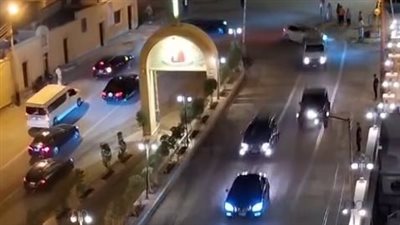 الموكب البابوي في درنكة يبرز احتراف الأمن خلال زيارة البابا تواضروس الثاني