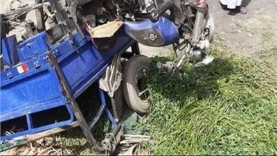 بني سويف تتصدع بحادث تروسيكلين يجرح 7 أشخاص