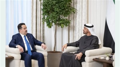 محمد بن زايد والسوداني يبحثان العلاقات الثنائية