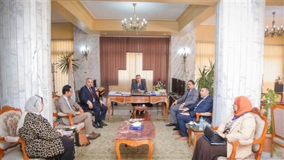 حقوق المنصورة تستقبل زيارة الدعم الفني لفريق مقيمي التميز  