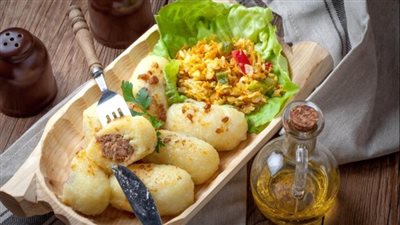 طريقة عمل محشي البطاطس باللحمة المفرومة