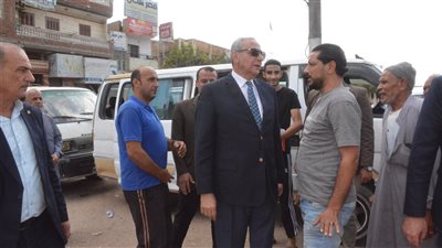 محافظ الغربية يجوب مدينة وقرى بسيون في أسبوع الخير