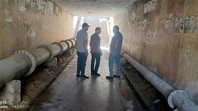 تحرك ميداني بنفق حسن صالح لمواجهة تجمعات المياه الجوفية قبل موسم الأمطار