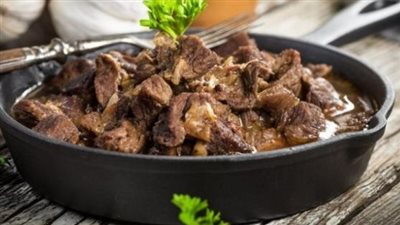 طريقة عمل اللحمة المشوحة