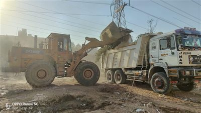 الجيزة تزيل أكبر تجمع لفرز المخلفات بحدائق الأهرام بعد أكثر من عشر سنوات