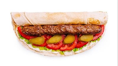 طريقة عمل ساندوتش كباب اللحم بالحمص