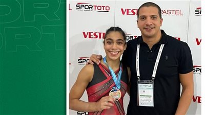 نجمة سبورتنج تتألق في بطولة البحر المتوسط للجمباز