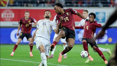 مقدونيا الشمالية تصمد أمام طوفان بلجيكا و تتصدر مجموعتها بتصفيات المونديال