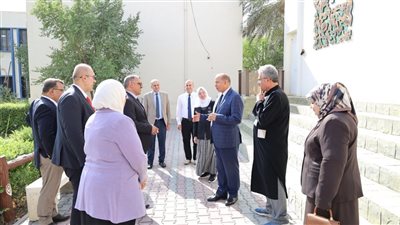 رئيس جامعة المنصورة يزور كلية القانون بجامعة بغداد 