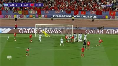 ياسر زابيري يضع المغرب في المقدمة أمام الأرجنتين
