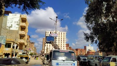 كفر الشيخ تواصل تقنين الإعلانات المخالفة