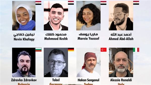 نحاتين من مصر ودول العالم في "سيمبوزيوم" أسوان في دورته الثلاثين