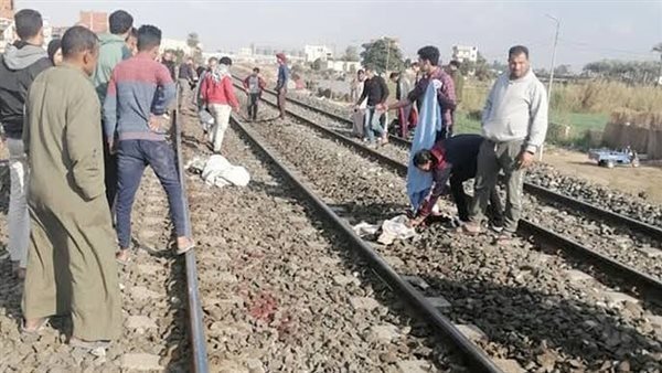 مصرع سيدة أسفل قطار بشتيل بعد عبورها من مكان غير مخصص