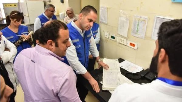 نائب وزير الصحة يتفقد مستشفى بئر العبد بشمال سيناء