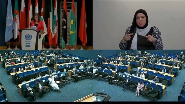 إيمان كريم تشارك افتراضيا بالمؤتمر الإقليمي لإطلاق "الميثاق العربي لدمج ذوي الإعاقة في التوظيف وريادة الأعمال"