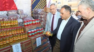 محافظ الشرقية يتفقد سوق اليوم الواحد بمدينة الإبراهيمية
