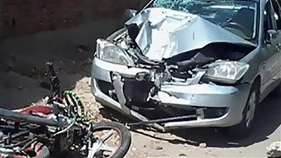 إصابة 3 طالبات في تصادم سيارة وموتوسيكل بسوهاج