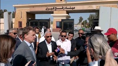 محافظ شمال سيناء: مفتوحة بشكل دائم لتأمين تدفق المساعدات