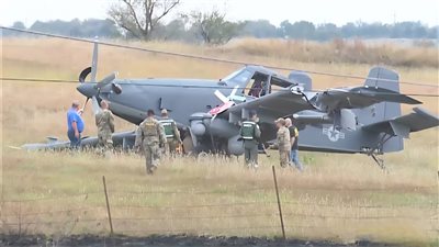 هبوط اضطراري لطائرة عسكرية في أوكلاهوما سيتي دون إصابات 