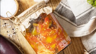 حضري مخلل الباذنجان السريع بمكونات بسيطة