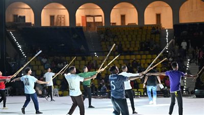 المسرح الروماني يشهد البروفة الختامية لافتتاح الدورة الـ25 لمهرجان الإسماعيلية الدولي للفنون الشعبية