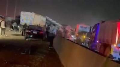 النيابة تأمر بالتحفظ على سائق التريلا وتحليل مخدرات بعد كارثة السويس