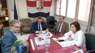 مدير تعليم البحيرة  يستقبل وفد الوكالة الألمانية للتعاون الدولى 