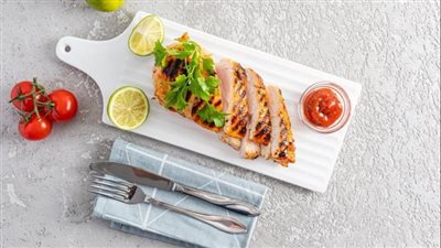 طريقة عمل دجاج الفيليه المشوي بتتبيلة الزبادي والبهارات