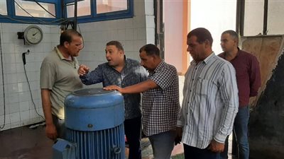 رئيس دمنهور يتفقد محطات الصرف الصحي بقرى الأبعادية ودسونس أم دينار 