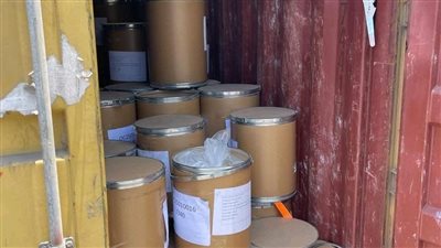 جمارك الدخيلة تحبط تهريب كمية من المبيدات الحشرية المحظور استيرادها