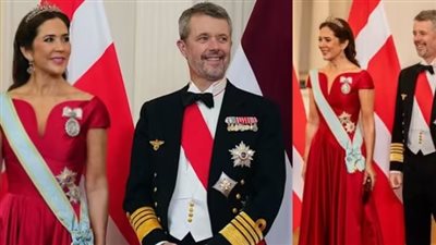 الملكة ماري تخطف الأنظار بالماس والياقوت في مأدبة ملكية فاخرة بقلعة ريجا