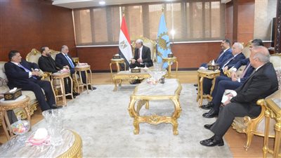 محافظ الغربية يستقبل أعضاء مجلس الشيوخ الجدد