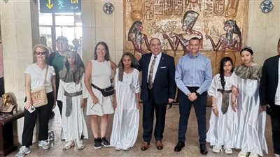 استعدادات مكثفة وإستقبال مشرف لضيوف ظاهرة تعامد الشمس بمطار أبو سمبل الدولي