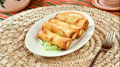 سبرينج رول الدجاج| مقبلات مقرمشة وسهلة التحضير