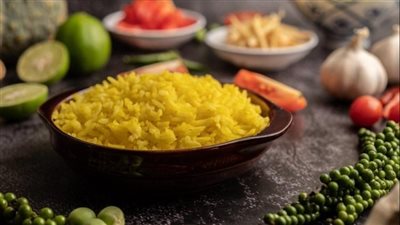 طريقة تحضير الأرز البسمتي بالكركم والقرفة